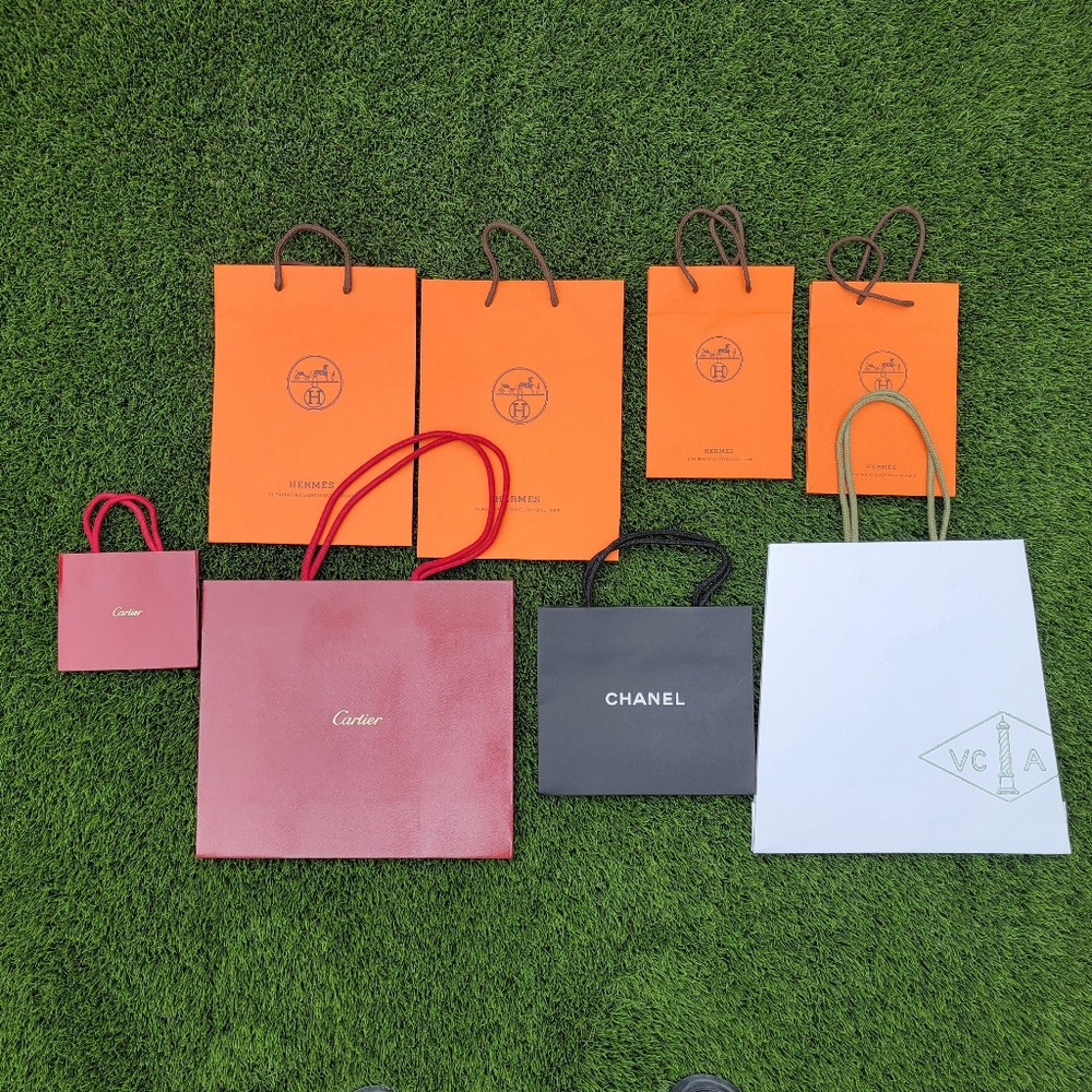 Hermès, Chanel, Cartier, Van Cleef & Arpels Bags ** EMPTY **
